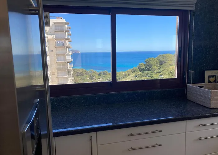 Atico Duplex Penthouse Rosa Marina Club Nautico Penon Sea View Apartment Calp